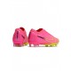 Nike Air Zoom Mercurial Vapor 15 Elite FG Luminous Pink Blast Volt Gridiron Soccer Cleats