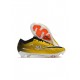 Nike Air Zoom Mercurial Vapor 15 Elite Km 201 FG Yellow Black White Orange Soccer Cleats