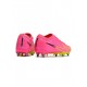 Nike Air Zoom Mercurial Vapor 15 Elite SG Pro Luminous Pink Blast Volt Gridiron Soccer Cleats