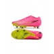 Nike Air Zoom Mercurial Vapor 15 Elite SG Pro Luminous Pink Blast Volt Gridiron Soccer Cleats