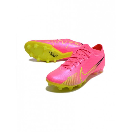 Nike Air Zoom Mercurial Vapor Xv Elite AG Pro Luminous Pink Blast Volt Gridiron Soccer Cleats