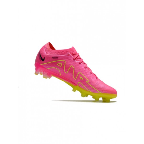 Nike Air Zoom Mercurial Vapor Xv Elite AG Pro Luminous Pink Blast Volt Gridiron Soccer Cleats