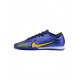 Nike Air Zoom Mercurial Vapor Xv Elite IC Blue Gold Black Soccer Cleats