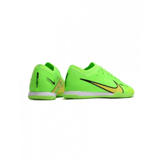 Nike Air Zoom Mercurial Vapor Xv Elite IC Green Black Pink Soccer Cleats