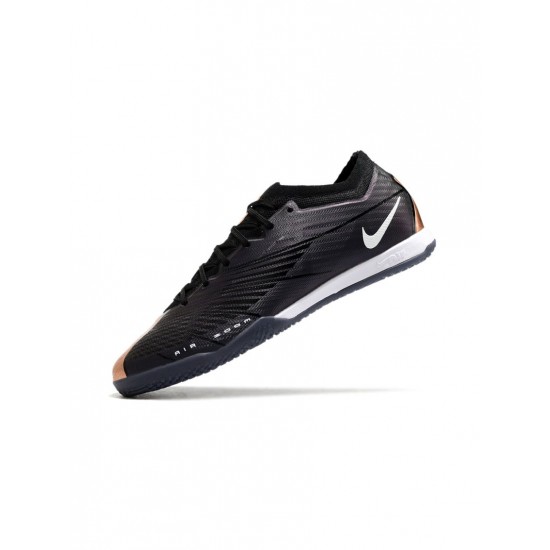 Nike Air Zoom Mercurial Vapor Xv Elite IC Retro Black Copper Metallic White Soccer Cleats