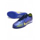 Nike Air Zoom Mercurial Vapor Xv Elite TF Blue Gold Black Soccer Cleats