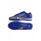 Nike Air Zoom Mercurial Vapor Xv Elite TF Blue Gold Black Soccer Cleats