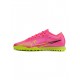 Nike Air Zoom Mercurial Vapor Xv Elite TF Luminous Pink Blast Volt Gridiron Soccer Cleats