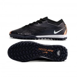 Nike Air Zoom Mercurial Vapor Xv Elite TF Retro Black Copper Metallic White Soccer Cleats