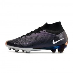 Nike Mercurial Superfly Elite 9 FG Black Metallic Silver Soccer Cleats