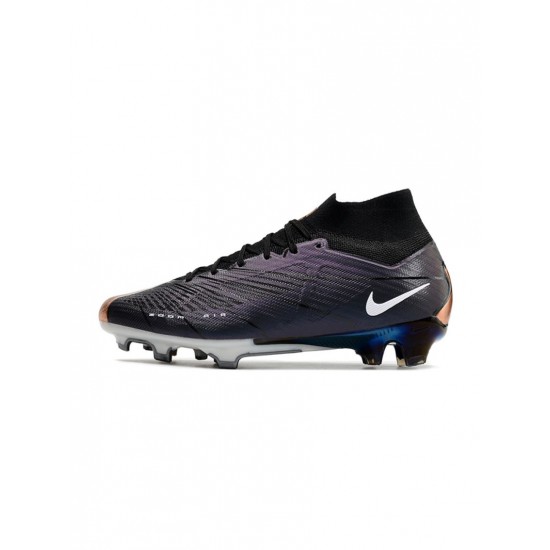 Nike Mercurial Superfly Elite 9 FG Black Metallic Silver Soccer Cleats