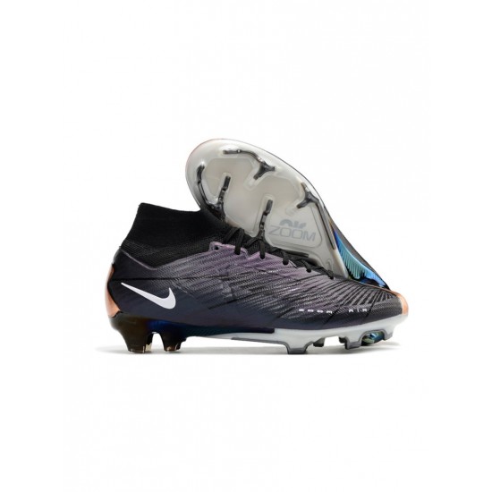 Nike Mercurial Superfly Elite 9 FG Black Metallic Silver Soccer Cleats