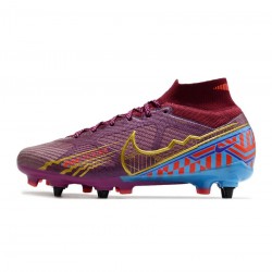 Nike Mercurial Superfly Elite 9 Km Edition SG Dark Beetroot Metallic Vivid Gold Soccer Cleats