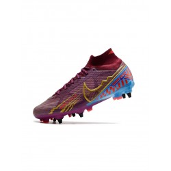 Nike Mercurial Superfly Elite 9 Km Edition SG Dark Beetroot Metallic Vivid Gold Soccer Cleats