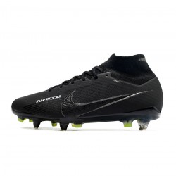 Nike Mercurial Superfly Elite 9 SG Pro Black Dark Smoke Grey Summit White Volt Soccer Cleats