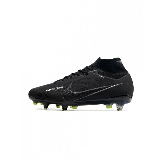 Nike Mercurial Superfly Elite 9 SG Pro Black Dark Smoke Grey Summit White Volt Soccer Cleats