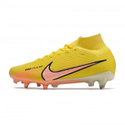 Nike Mercurial Superfly Elite 9 SG Pro Yellow Strike Sunset Glow Barely Grape Soccer Cleats