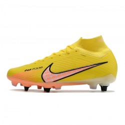 Nike Mercurial Superfly Elite 9 SG Yellow Strike Sunset Glow Barely Grape Soccer Cleats