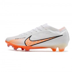 Nike Mercurial Vapor 15 Elite FG White Orange Soccer Cleats