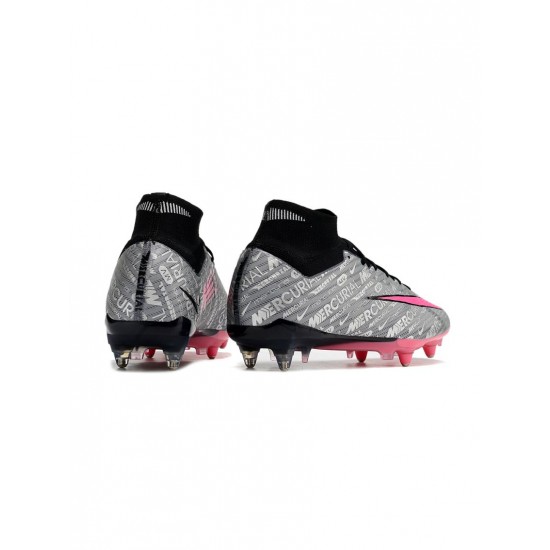 Nike Zoom Mercurial Superfly Elite 9 SG Pro Xxv Metallic Silver Soccer Cleats