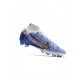 Nike Zoom Mercurial Superfly Elite Ix Cr7 AG Pro White Metallic Copper Concord Soccer Cleats