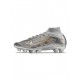 Nike Zoom Mercurial Superfly Ix Elite Xxv Se AG Pro Metallic Silver Black Wolf Grey Soccer Cleats