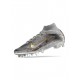 Nike Zoom Mercurial Superfly Ix Elite Xxv Se AG Pro Metallic Silver Black Wolf Grey Soccer Cleats