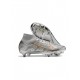 Nike Zoom Mercurial Superfly Ix Elite Xxv Se SG Pro Metallic Silver Black Wolf Grey Soccer Cleats