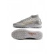 Nike Zoom Mercurial Superfly Ix Elite Xxv Se TF Metallic Silver Black Wolf Grey Soccer Cleats