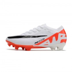 Nike Zoom Mercurial Vapor 15 Elite FG Bright Crimson White Black Soccer Cleats