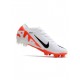 Nike Zoom Mercurial Vapor 15 Elite FG Bright Crimson White Black Soccer Cleats