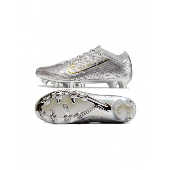 Nike Zoom Mercurial Vapor Xv Elite Xxv Se AG Pro Metallic Silver Soccer Cleats