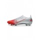 Nike Mercurial Vapor 14 Elite FG Silver Red Football Soccer Cleats