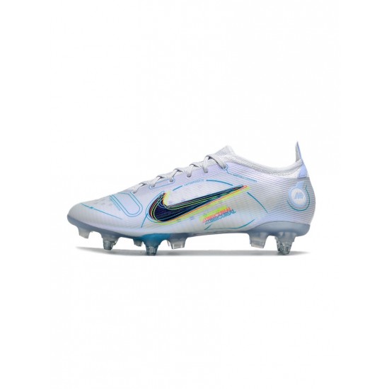 Nike Mercurial Vapor 14 Elite SG Pro Grey Blackened Blue Soccer Cleats