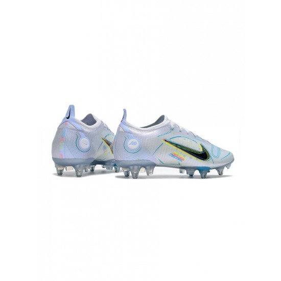 Nike Mercurial Vapor 14 Elite SG Pro Grey Blackened Blue Soccer Cleats