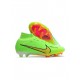 Nike Air Zoom Mercurial Superfly Elite 9 FG Green Black Pink Soccer Cleats