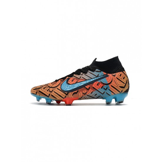 Nike Mercurial South Mexico City Superfly 7 Elite FG Black Blue Multicolor  Soccer Cleats