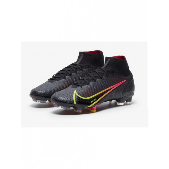 Nike Mercurial Superfly 8 Elite FG Black Cyber Off Noir  Soccer Cleats