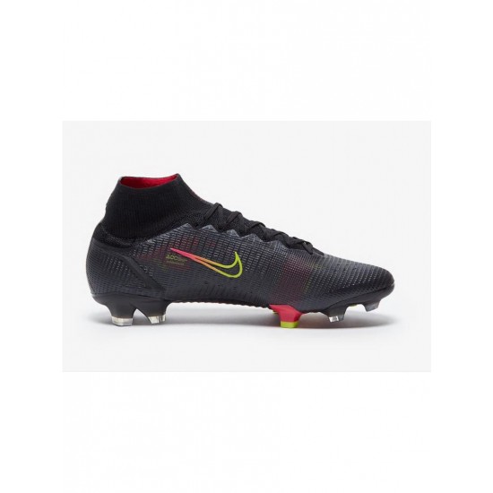 Nike Mercurial Superfly 8 Elite FG Black Cyber Off Noir  Soccer Cleats