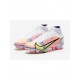 Nike Mercurial Superfly Dragonfly Viii Elite FG White Metallic Silver Soccer Cleats