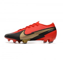 Nike Mercurial Vapor 13 Elite FG Red Gold Black Soccer Cleats