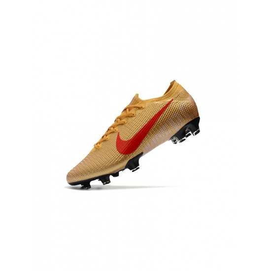 Nike Mercurial Vapor 13 Elite FG Red Gold Soccer Cleats