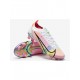 Nike Mercurial Vapor Dragonfly 14 Elite FG White Metallic Silver Dark Raisin Soccer Cleats