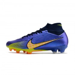 Nike Mercurial Superfly 9 Elite FG Purple Yellow Black Soccer Cleats