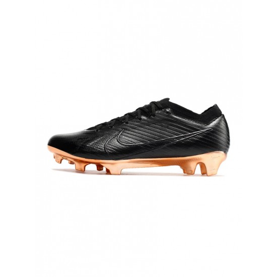 Nike Mercurial Vapor 15 Elite FG Black Gold White Soccer Cleats