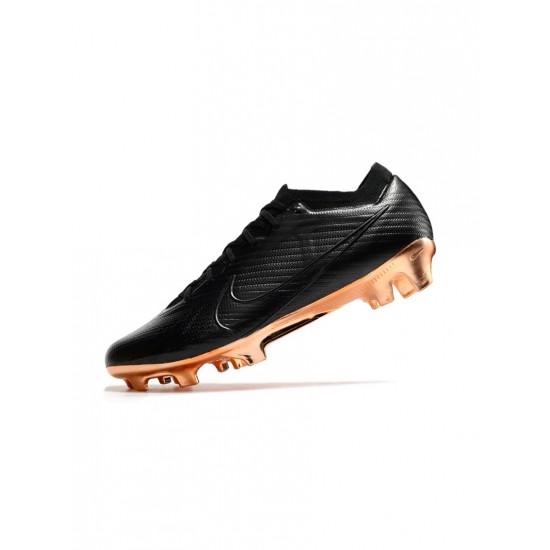 Nike Mercurial Vapor 15 Elite FG Black Gold White Soccer Cleats