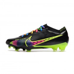 Nike Mercurial Vapor 15 Elite FG Black Yellow Pink Multicolor Soccer Cleats