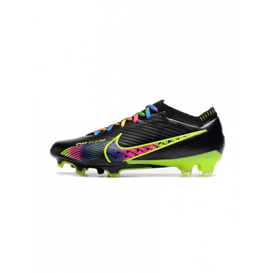 Nike Mercurial Vapor 15 Elite FG Black Yellow Pink Multicolor Soccer Cleats