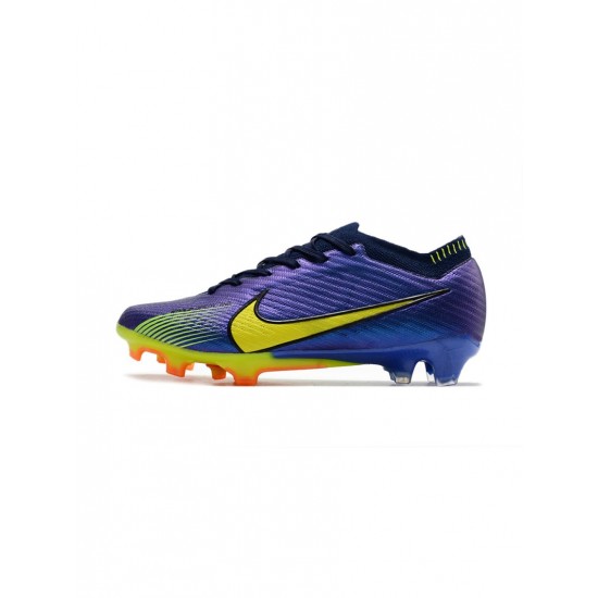 Nike Mercurial Vapor 15 Elite FG Purple Yellow Black Soccer Cleats