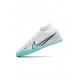 Nike Air Zoom Mercurial Superfly Ix Elite IC White Blue Soccer Cleats